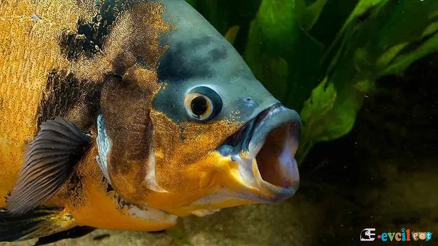 Astronotus ocellatus Yakın Çekimden